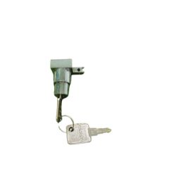 Khóa Nhấn Cửa Lùa Một Chiều Hammered cho Tủ Kiếng - Thiết Kế Đơn Giản, Bền Bỉ với 2 Chìa Khóa Sản Phẩm Tiện Ích