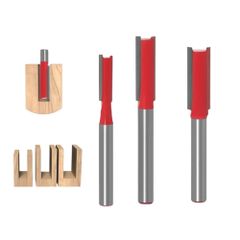 Mũi phay gỗ thẳng mũi soi lấy nền lắp máy phay cầm tay và trục đứng MST-DO-TQ