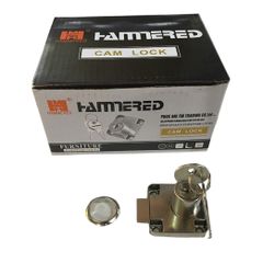 Khóa Tủ Hammered Chìa Tròn FE 138-022 - Hợp Kim Kẽm, Màu Crom Bóng, Bảo Hành 6 Tháng, Dụng Cụ Tiện Ích Chính Hãng