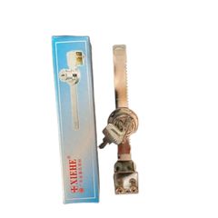Khóa Răng Cưa Cửa Tủ Lùa Kính 5mm Xiehe - Chìa Thau Dễ Dàng Lắp Đặt, Chắc Chắn, Tiện Ích Cho Gia Đình
