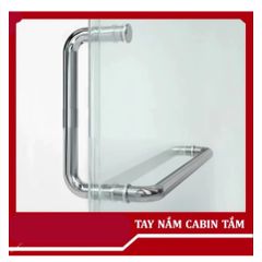 Tay nắm Cabin phòng tắm kính bằng inox 304 (Phi 19, Phi 25)