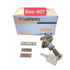 Khóa Tủ Kính Đơn HMR 407 - Khóa Nhấn Kính Chống Han Gỉ Thép CROM Cho Cửa Kính Dày 0.5-0.8cm - Tiện Ích An Toàn Tủ Kính