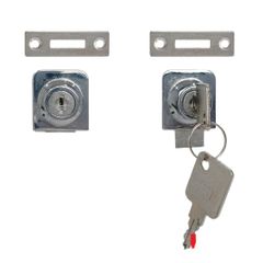 Khóa Tủ Kính Đơn HMR 407 - Khóa Nhấn Kính Chống Han Gỉ Thép CROM Cho Cửa Kính Dày 0.5-0.8cm - Tiện Ích An Toàn Tủ Kính