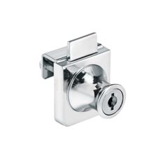 Khóa Tủ Kính Đôi HAMMERED 409 - Khóa Nhấn Thép Mạ CROM Chống Han Gỉ Dành Cho Cửa Kính Dày 0.5-0.8cm