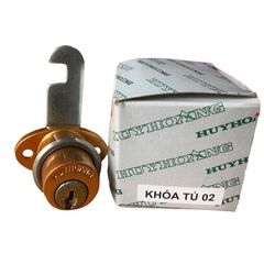 KHÓA TỦ VUÔNG 06, MÓC HUY HOÀNG 02 (Chính hãng)