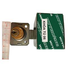 KHÓA TỦ VUÔNG 06, MÓC HUY HOÀNG 02 (Chính hãng)