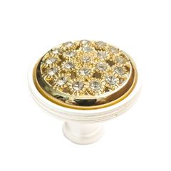 Tay Nắm Tủ Mã 1505 Tròn Đính Đá Sang Trọng - Dụng Cụ Tiện Ích Tăng Tính Thẩm Mỹ Nội Thất