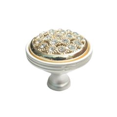 Tay Nắm Tủ Mã 1505 Tròn Đính Đá Sang Trọng - Dụng Cụ Tiện Ích Tăng Tính Thẩm Mỹ Nội Thất