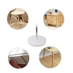 Đinh đế, đinh nhựa đóng đế chân bàn ghế chống mài mòn, giảm ồn [Bán 1 gói 100 con ]