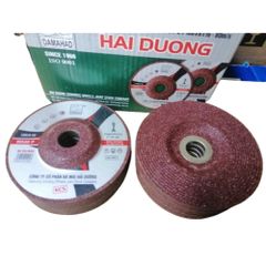 [Hộp 25 viên] Đá mài bavia INOX 100mm/125mm Hải Dương đỏ