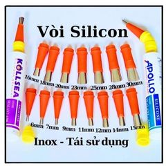 Combo 14 Đầu Vòi Bắn Keo Silicon Chống Mài Mòn - Phụ Kiện Tiện Ích Cho Keo Apollo, Dùng An Toàn Đối Với Kính và Tường