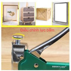 Kềm Bấm Kim Điều Chỉnh Tăng Lực 4-14mm Berrylion - Dụng Cụ Tiện Ích cho Gỗ, Da và Simili, Sửa Chữa An Toàn và Hiệu Quả
