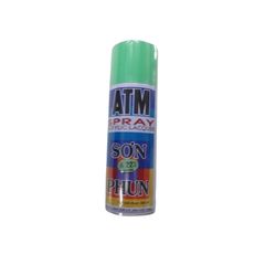 Sơn Xịt ATM A223 Xanh Ngọc - Sơn Mau Khô Để Trang Trí Đồ Gia Dụng, Kim Loại, Gỗ - Bình Xịt 400ML Chịu Thời Tiết Nhiệt Đới