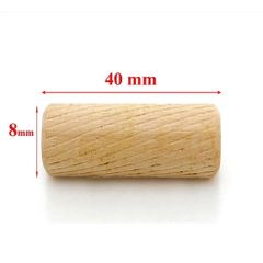 Chốt gỗ, Chốt gỗ liên kết 8mm dài 3cm , 4cm