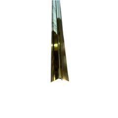 Nẹp V inox vát cạnh không bén . Nẹp V inox vát cạnh màu vàng , màu đen , màu bạc cây dài 2.4m vận chuyển cắt đôi.