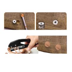Kìm Bấm Lỗ Nhựa PVC Che Lỗ Vít 8mm 10mm - Dụng Cụ Tiện Ích Đục Lỗ Tròn Cho Giấy, PVC, Carton