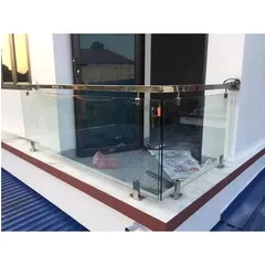 (SALE) TRỤ CẦU THANG,LAN CAN, HÀNH LANG INOX 304 KHÔNG KHOAN KÍNH