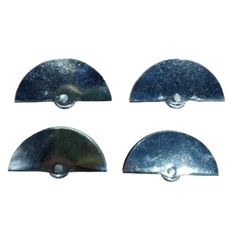 Bộ 4 bánh xe inox mặt trăng cao cấp tủ lùa kính 3/5mm