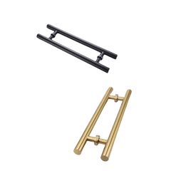 Tay nắm cửa tay nắm cửa kính cường lực chất liệu INOX mạ VÀNG, ĐEN, inox dày, loại tốt