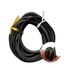 [Cuộn 2kg] Ron nhét cửa nhôm đen 5 6 7 8 9 10 Ly (Ron nhét kính cửa nhôm hệ 700, Ron kính cao su cao cấp)