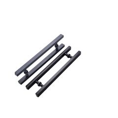 Tay nắm cửa tay nắm cửa kính cường lực VUÔNG chất liệu INOX dày hàng tốt, màu ĐEN chất lượng cao