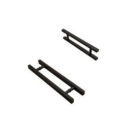 Tay nắm cửa tay nắm cửa kính cường lực VUÔNG chất liệu INOX dày hàng tốt, màu ĐEN chất lượng cao
