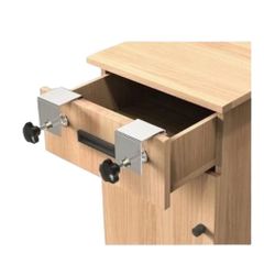 COMBO 2 Kẹp cố định mặt hộc ngăn kéo tủ - Kẹp chữ U