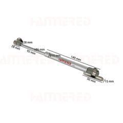 [HAMMERED] Tay nâng cánh tủ bếp HMR.027 (Ty hơi/ Tay nâng thuỷ lực) 60N 80N 100N 120N 150N 200N
