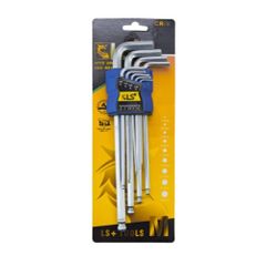 Bộ Lục Giác Bi Dài - Ngắn LS+ 9 Cây SK5 Chống Oxy Hóa - Dụng Cụ Sửa Chữa Chất Lượng Cao, Tiện Dụng
