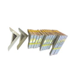 2 Cái Ke Sắt Dày Huy Hoàng - Ke góc bắt kệ - Kệ treo tường- Pát bắt tường