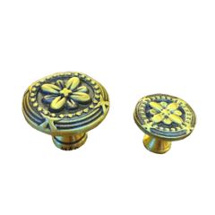 Núm tủ sang trọng nhẹ núm ngăn kéo bằng đồng cổ điển tay nắm tủ bằng đồng cổ - Phụ kiện trang trí nhà cửa sang trọng