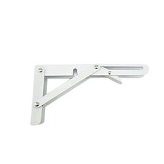 Giá đỡ gập thông minh- Ke đỡ gập chịu lực 60kg - Bộ 2 cái chiều dài 20-25-30-35-40cm thép sơn trắng