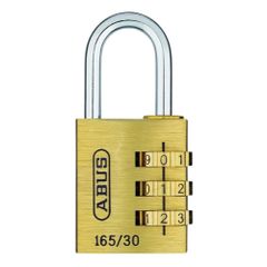 Khóa số ABUS 165/30 165/20 165/40 thân đồng rộng 30mm 20mm 40mm khóa tủ cá nhân khóa hành ly
