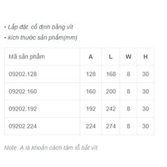 TAY NẮM TỦ IVAN 09202