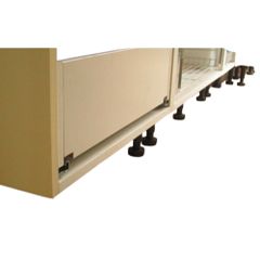 Chân nhựa tủ bếp lắp ráp tăng chỉnh chiều cao 95 - 125 mm dễ dàng - Chân nhựa tủ bếp 10cm có tăng chỉnh