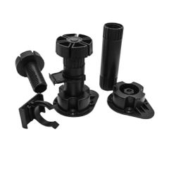 Chân nhựa tủ bếp lắp ráp tăng chỉnh chiều cao 95 - 125 mm dễ dàng - Chân nhựa tủ bếp 10cm có tăng chỉnh