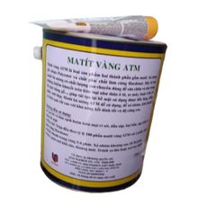Bột Trét Đa Năng Matit Vàng ATM 3.5kg - Sửa Chữa Bề Mặt Kim Loại & Gỗ - Dễ Sử Dụng, Khô Nhanh, Hiệu Quả Cao