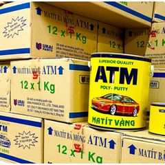 Bột Trét Đa Năng Matit Vàng ATM 3.5kg - Sửa Chữa Bề Mặt Kim Loại & Gỗ - Dễ Sử Dụng, Khô Nhanh, Hiệu Quả Cao