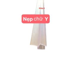 Gioăng Ron 1m1 chắn nước chữ H, chữ Y, chữ A, chữ F - Nẹp nhựa ngăn nước cho phòng tắm kính 10mm