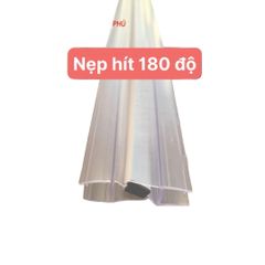 Gioăng Ron từ 1m1 chắn nước 90,135,180 độ - Ron cửa kính nam châm, nẹp ngăn nước phòng tắm kính