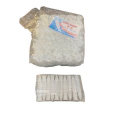 Gói 100 Tắc kê nhựa 6 khía số 5 - Dụng cụ khoan tường 8mm, chất liệu nhựa bền, phù hợp với ốc vít 5mm và móc màng L
