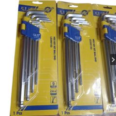 Lục giác LS - Bộ lục giác 9pc bông và bi thép LS+
