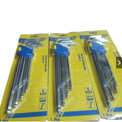 Lục giác LS - Bộ lục giác 9pc bông và bi thép LS+