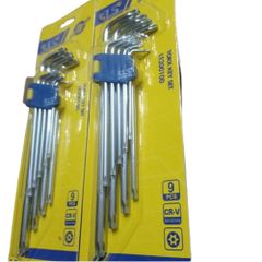 Lục giác LS - Bộ lục giác 9pc bông và bi thép LS+