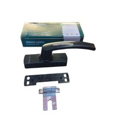 Khóa cửa sổ đa điểm - Tay nắm đa điểm cửa sổ AP 82 Sơn đen Khóa Huy Hoàng