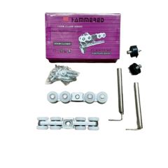 [Chính hãng] Bộ Bánh Xe Cửa Lùa Nhôm Máng Nhỏ HAMMERED 4/8 bánh