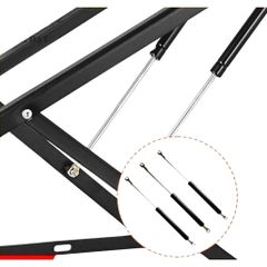 Ben Hơi Thủy Lực, Ben Hơi Khí Nén Dùng Cho Tủ Bếp, Giường, Dài 550mm, Màu Đen - Phụ Kiện Ngành Gỗ.
