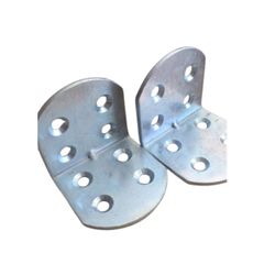 Bịch 10 Bát Góc L và Kê Góc Vuông 8 Lỗ - Sắt Xi Trắng Chất Lượng, Dành Cho Kết Nối Ván Gỗ Hoàn Hảo
