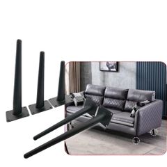 Chân Bàn, Chân Ghế Sofa Màu Đen Bằng Thép Xi Mạ Cao Cấp – Loại Thẳng – Loại Nghiêng-Nhiều Kích Thước