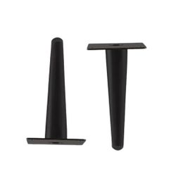 Chân Bàn, Chân Ghế Sofa Màu Đen Bằng Thép Xi Mạ Cao Cấp – Loại Thẳng – Loại Nghiêng-Nhiều Kích Thước